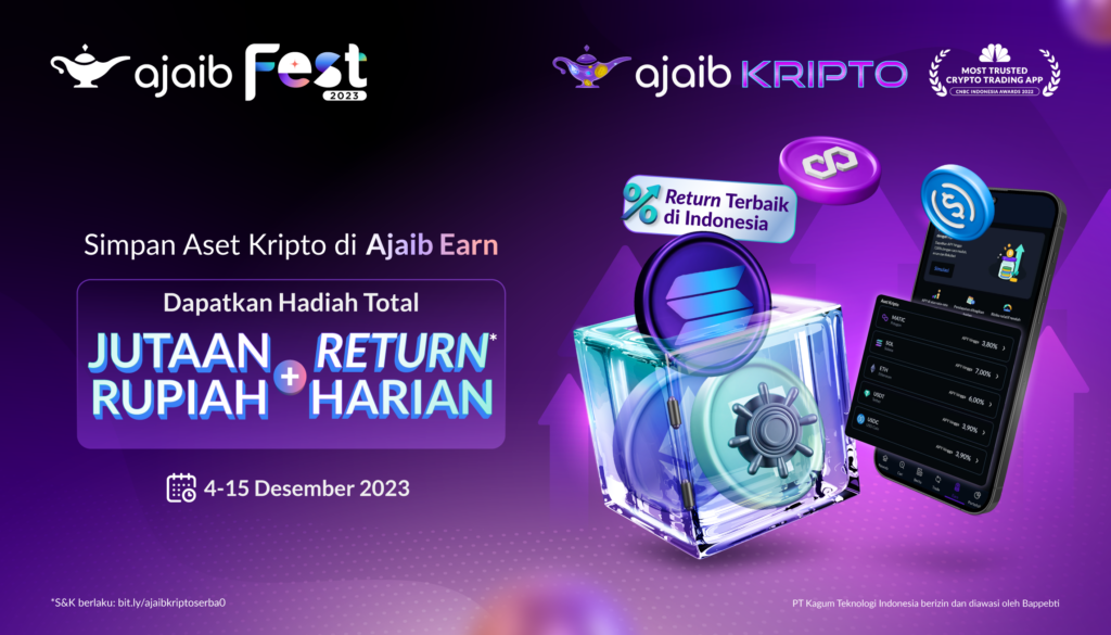 Simpan Aset Kripto Di Ajaib Earn Dan Dapat Hadiah Hingga Jutaan Rupiah